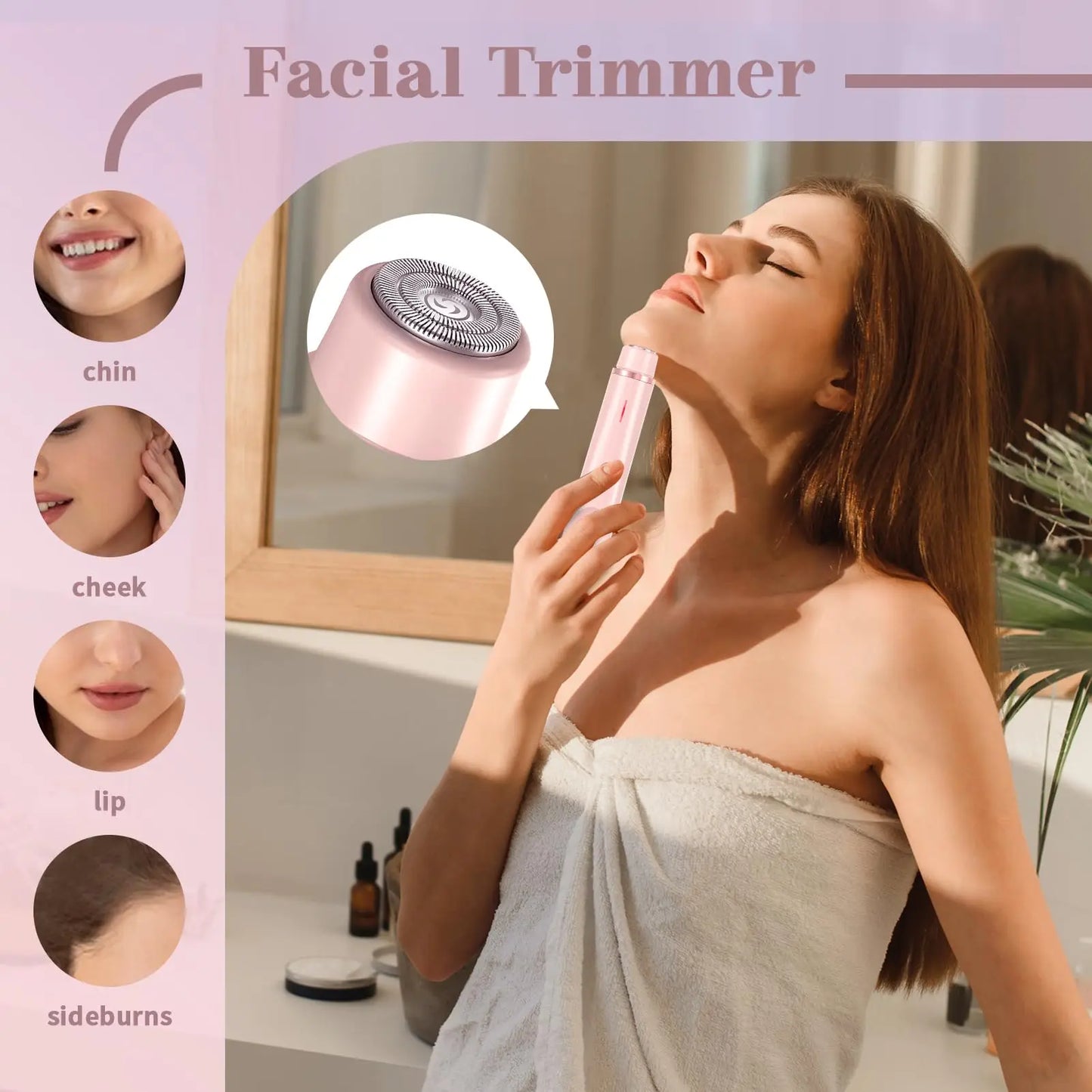 2-in-1 Waterproof Electric Shaver for Women