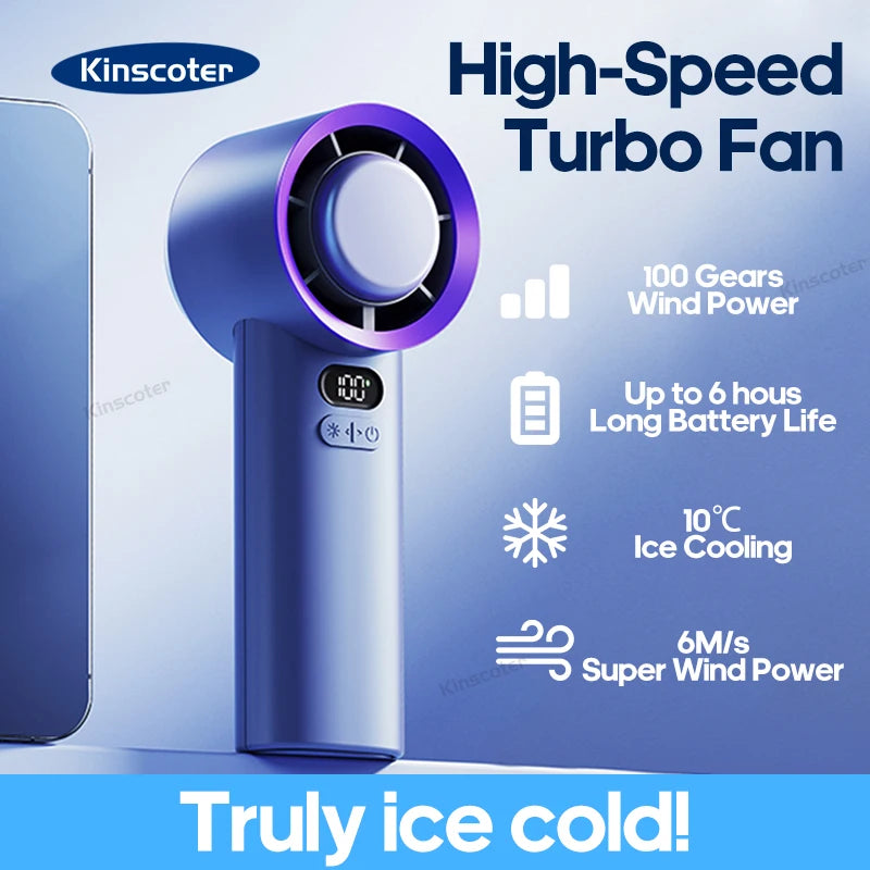 Mini Turbo Handheld Fan