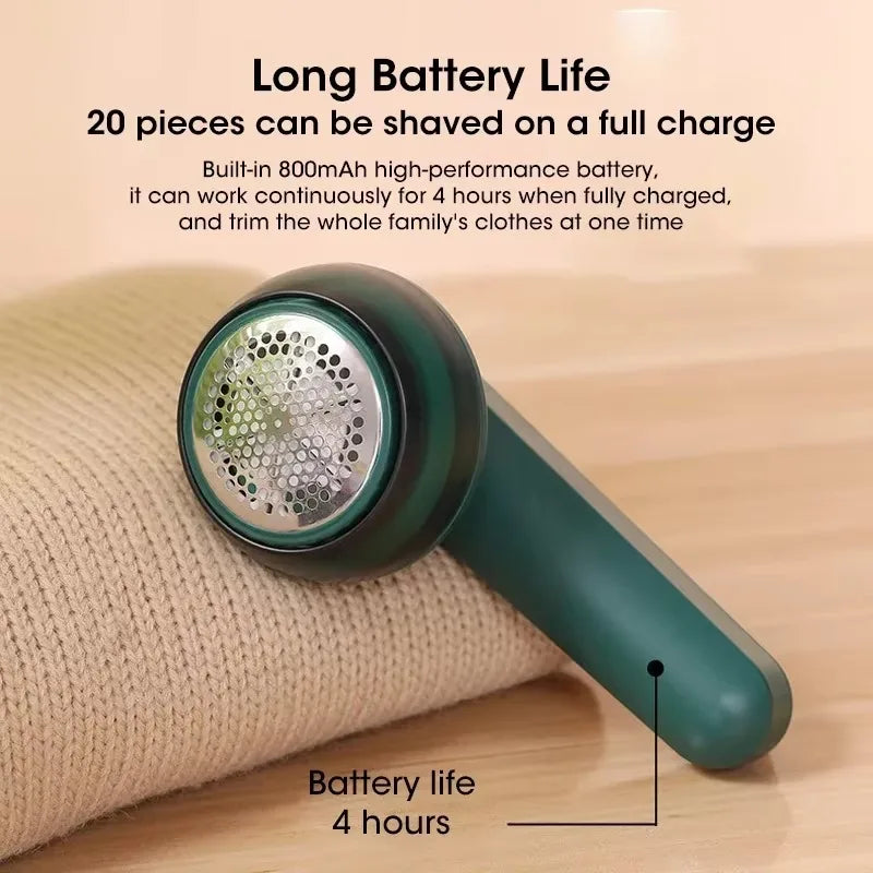 Rechargeable Fabric Shaver & Lint Remover (Type-C Charging)