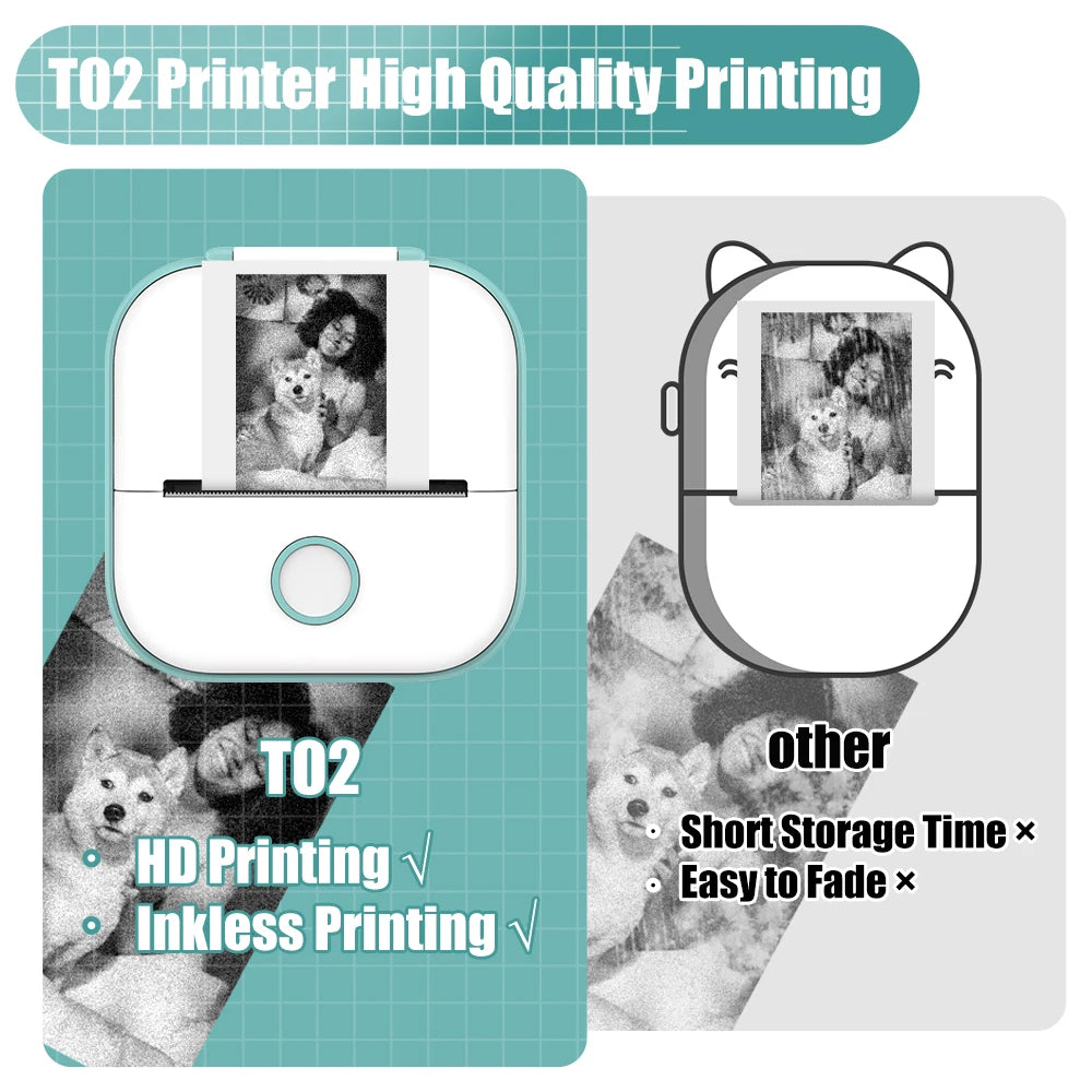 Phomemo T02 Mini Thermal Printer