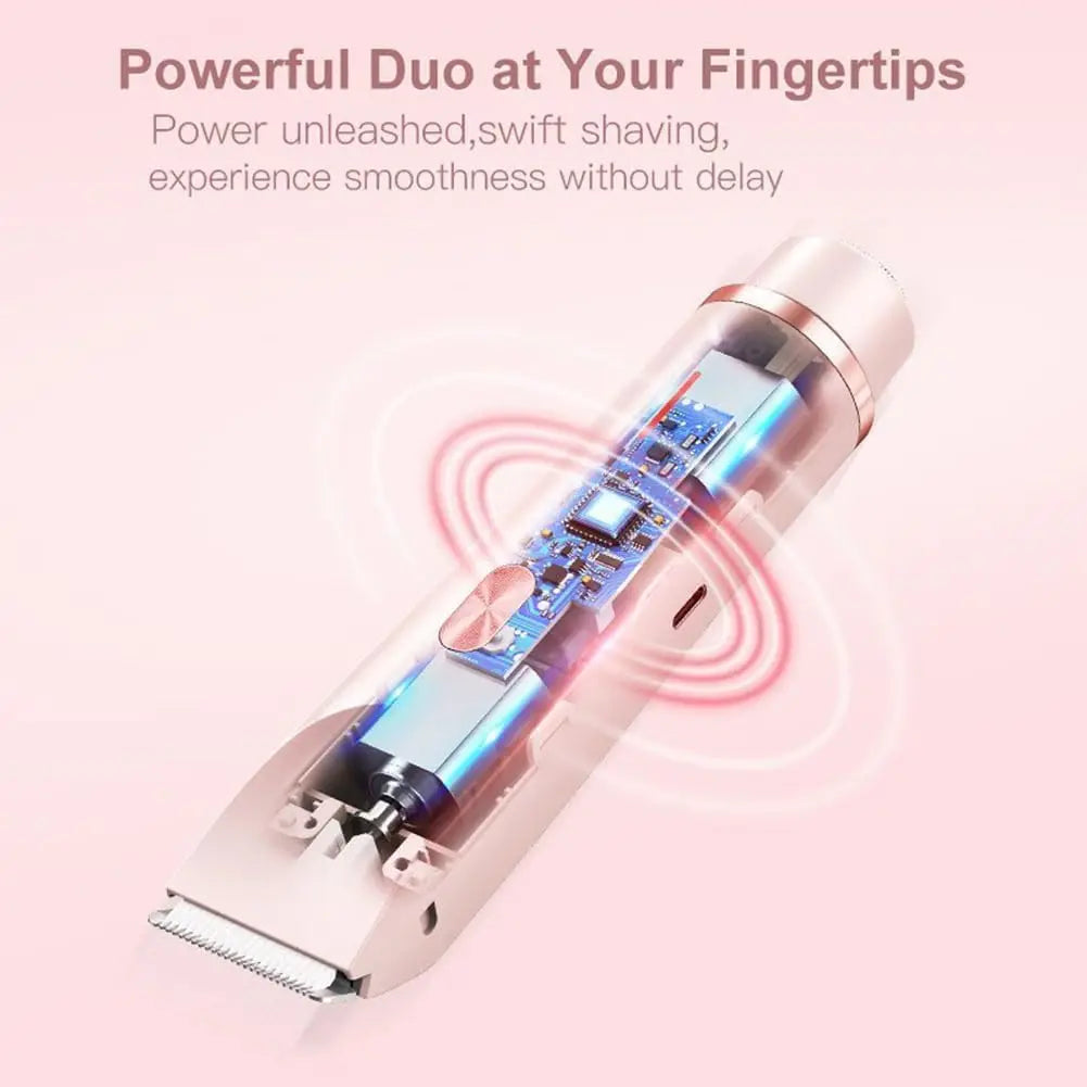 2-in-1 Women’s Electric Shaver & Trimmer