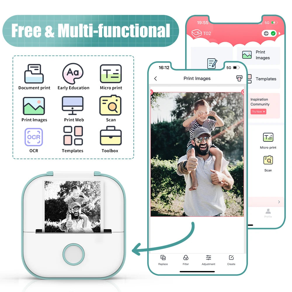 Phomemo T02 Mini Thermal Printer