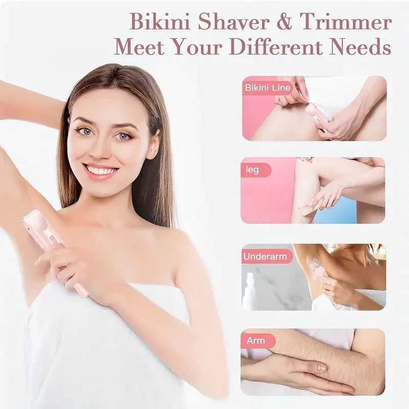 2-in-1 Women’s Electric Shaver & Trimmer