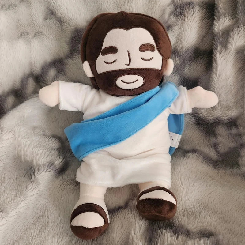 Breathing Jesus doll with music & adjustable comfort