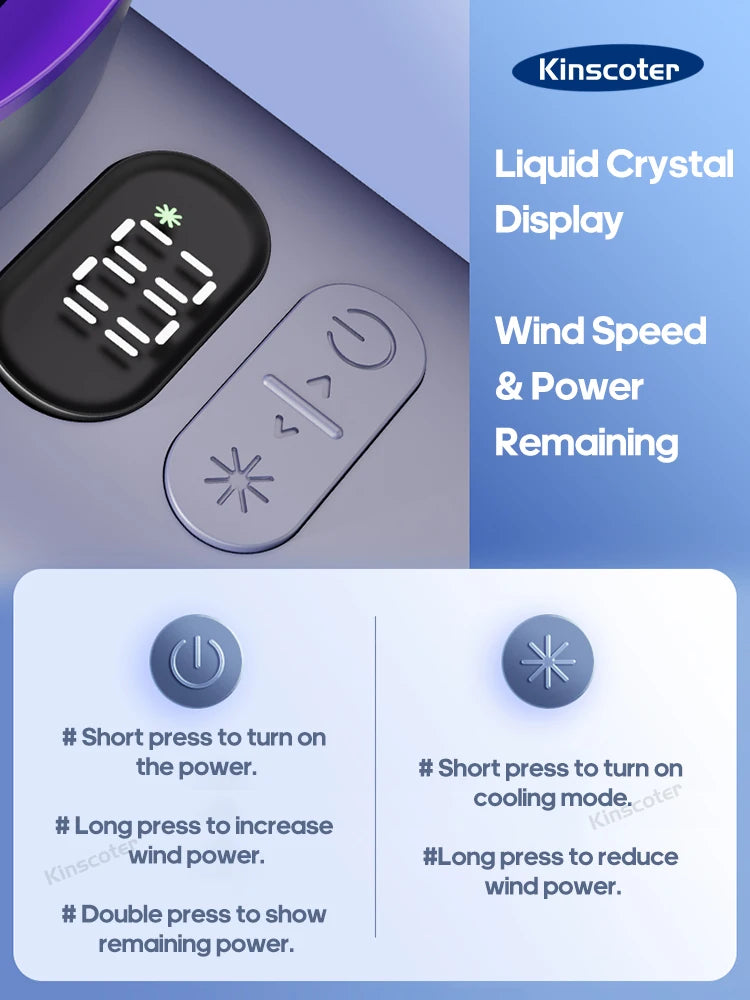 Mini Turbo Handheld Fan