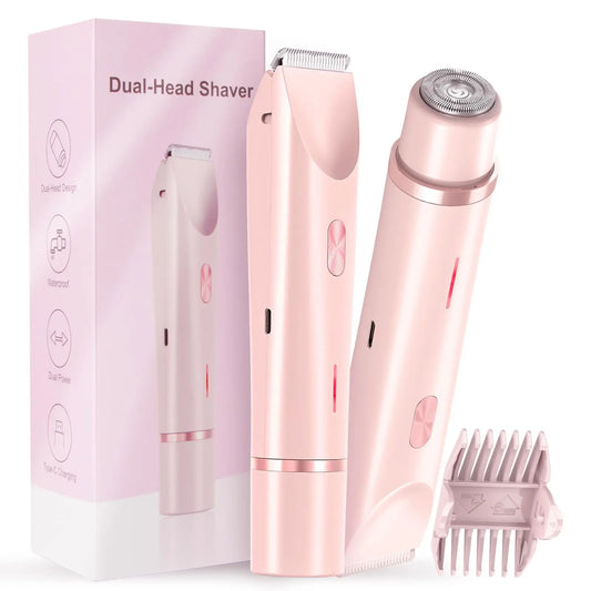 2-in-1 Waterproof Electric Shaver for Women