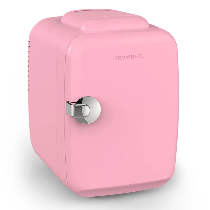 Crownful 4L Mini Fridge – Portable Beauty & Skincare Refrigerator