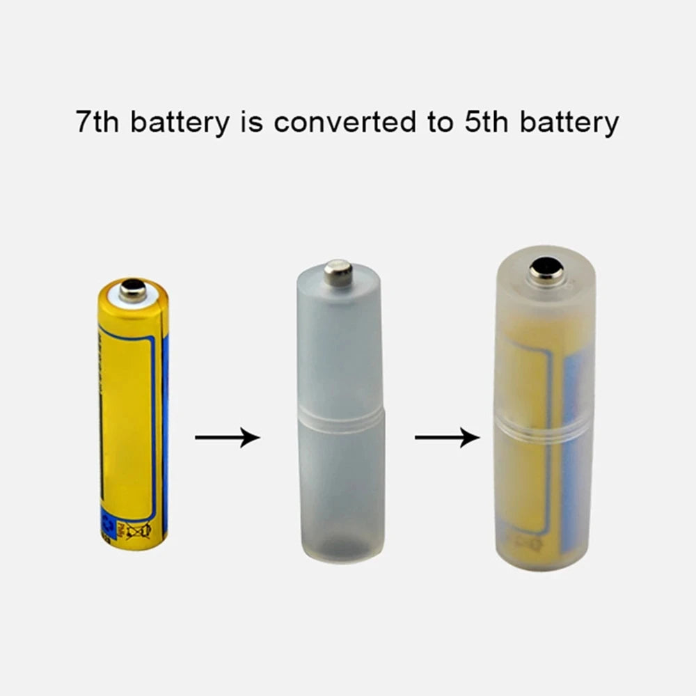 AAA to AA Battery Adapter - Portable Converter Case