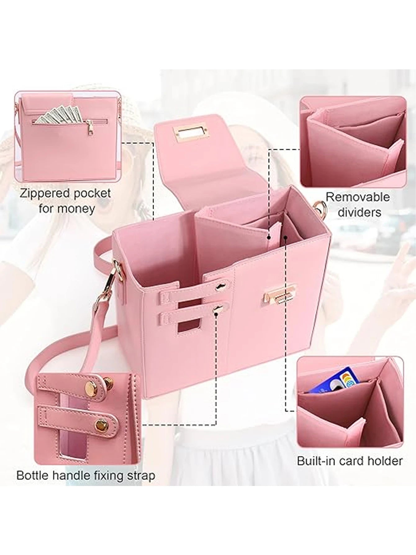Outdoor Crossbody Stanley Cup Bag