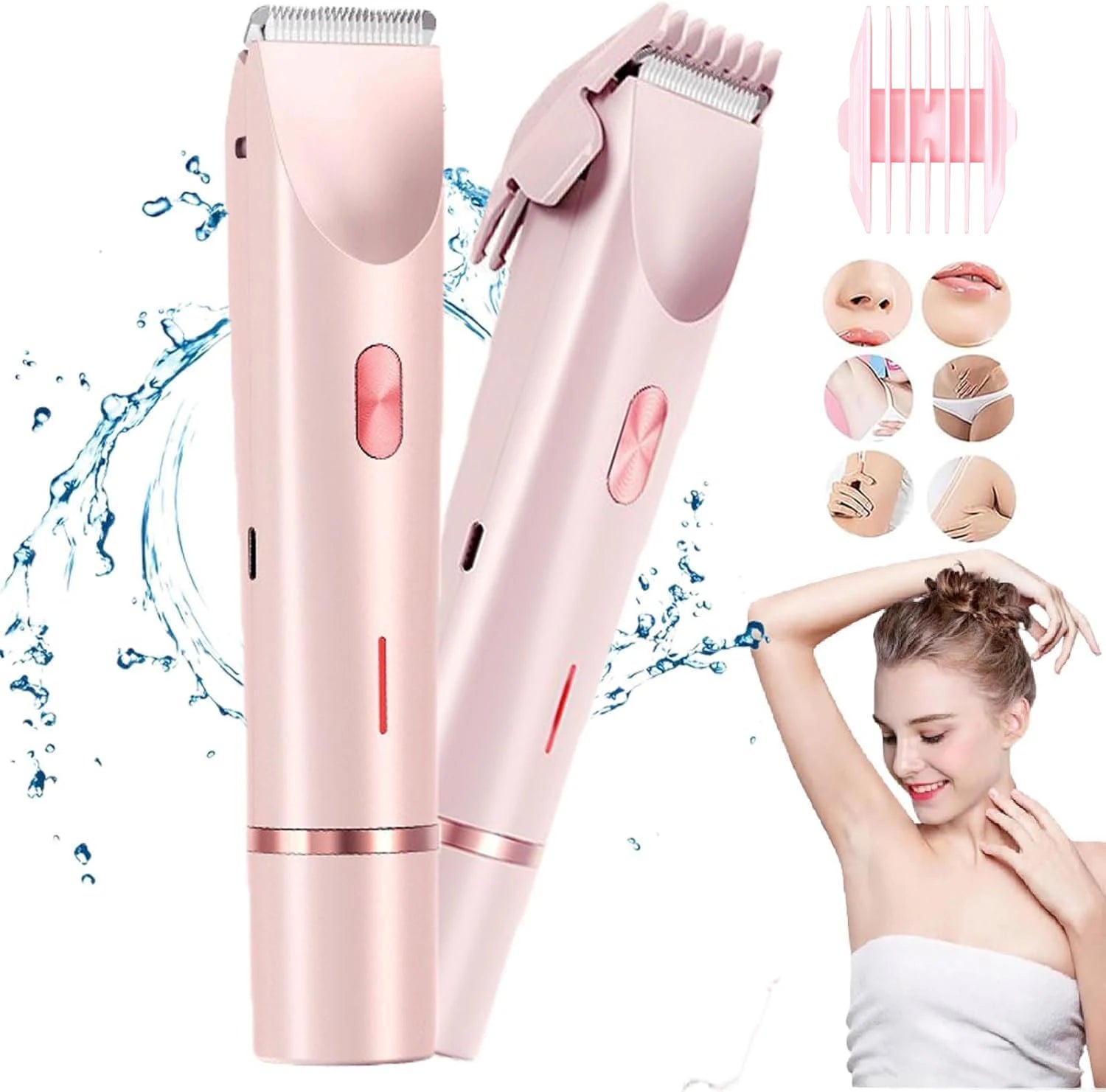 2-in-1 Women’s Electric Shaver & Trimmer