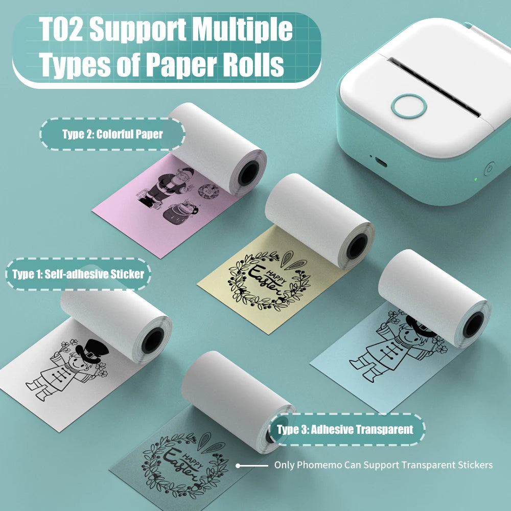 Phomemo T02 Mini Thermal Printer