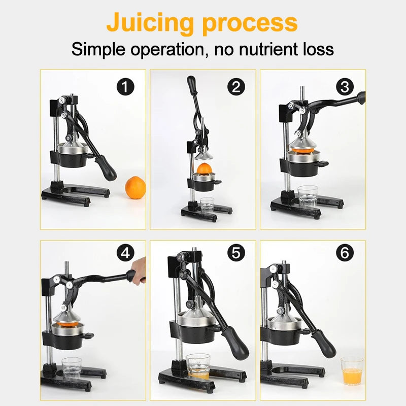 Heavy-Duty Cast Iron Citrus Juicer